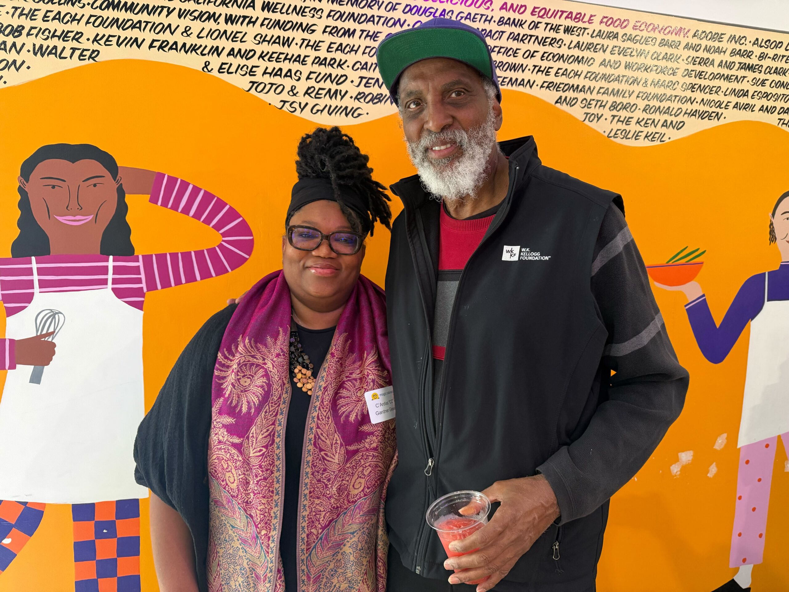 CC sharing a moment with john a. powell of the Othering & Belonging Institute