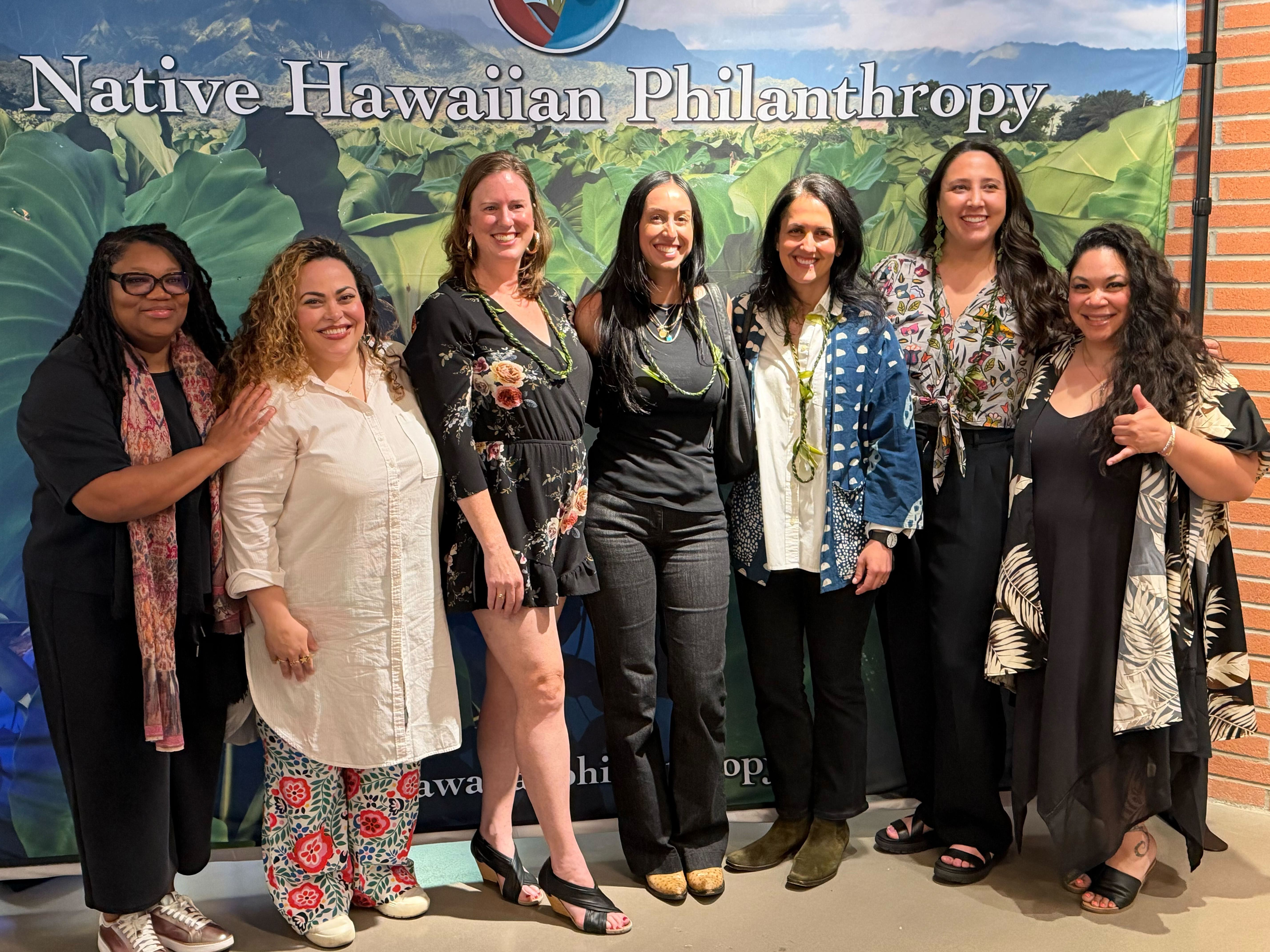 With the Magic Cabinet Team at Native Hawaiian Philanthropy’s Ulana Gathering at the 2026 Native Americans in Philanthropy Conference